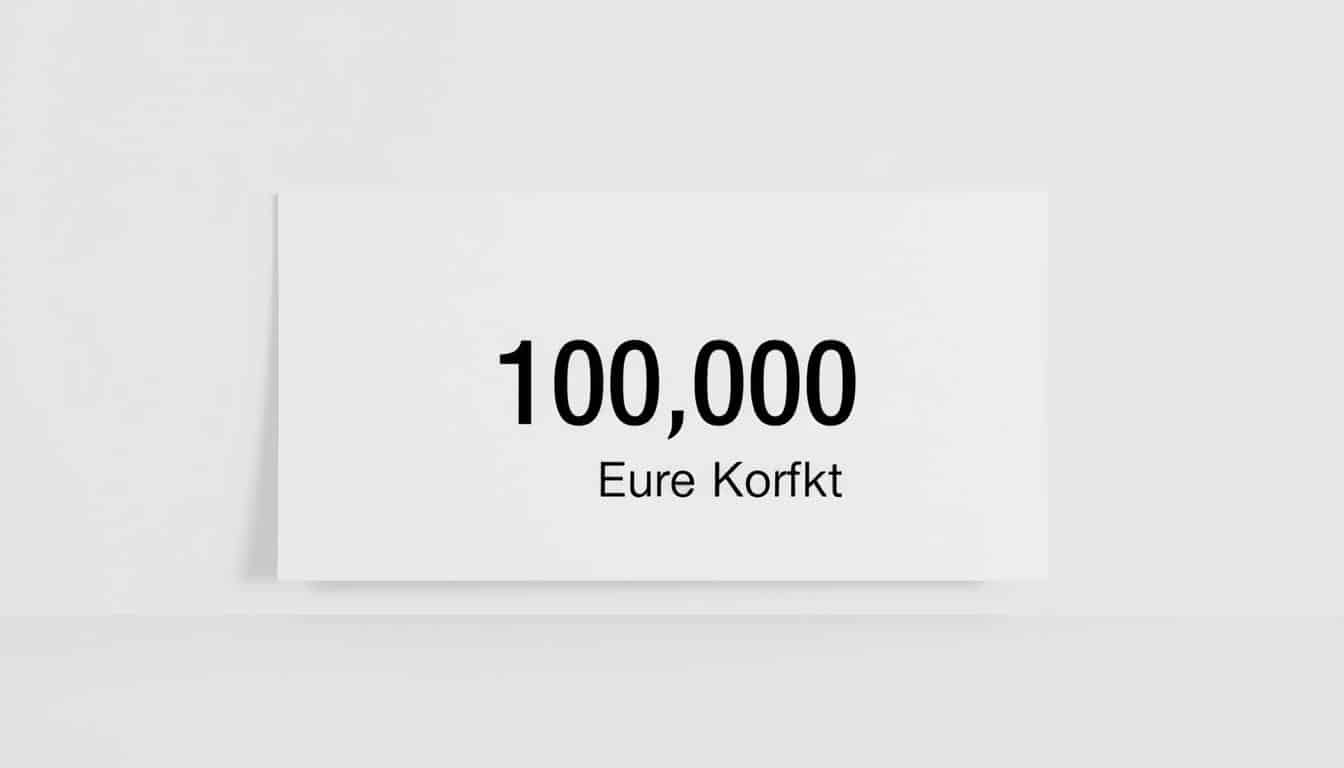 KfW 100.000 Euro Kredit