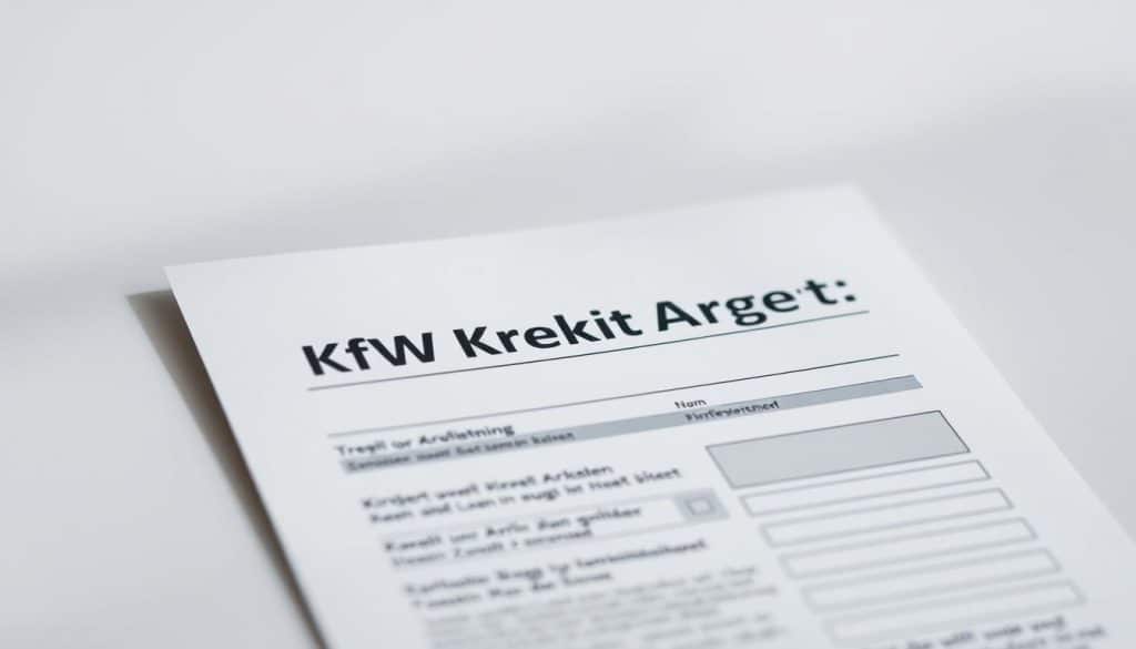 KfW Kredit Antrag