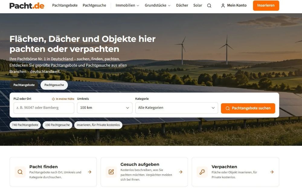 Grundstück behalten und trotzdem nutzen: Wie Pacht.de bei der Verpachtung helfen kann